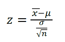 Z-test formula