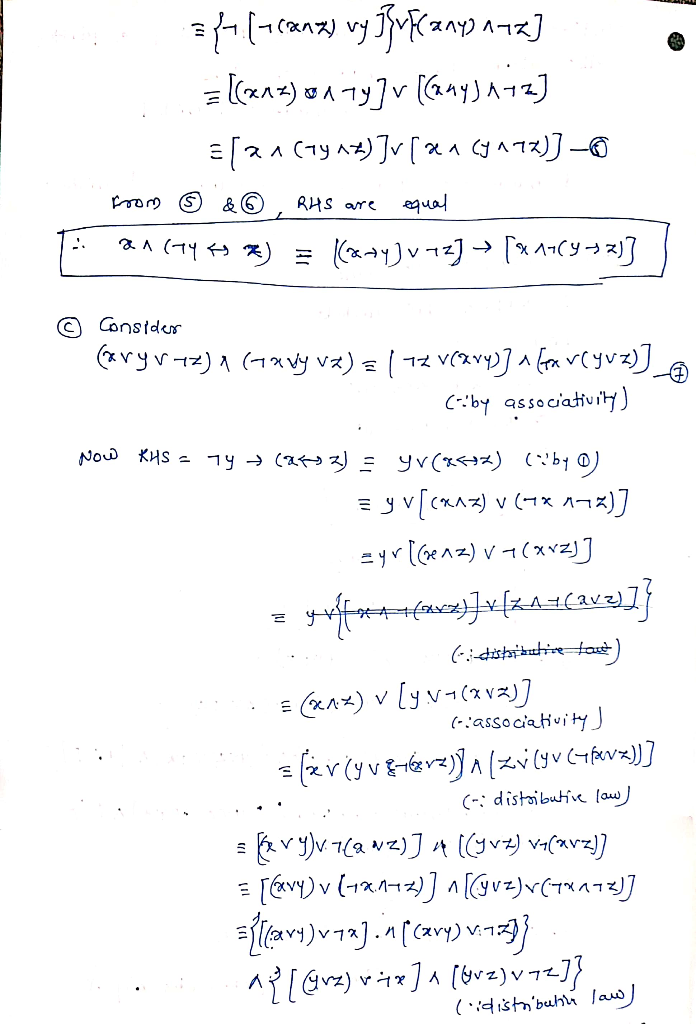 Prove Or Disprove Using Logical Equivalences (a) P ∧ (q → R) ⇐⇒ (p → Q ...