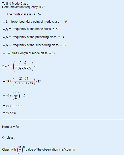 Calculate: A. Series, Sturges B. Frequency Distribution Table. - WizEdu