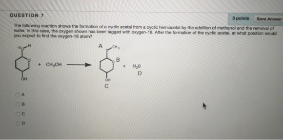 The following reaction shows the formation of a cy