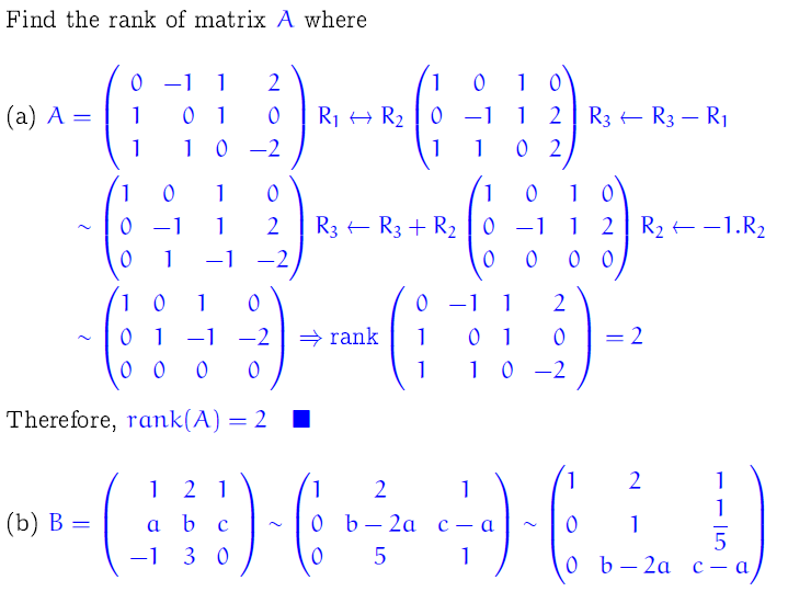 Linear Algebra Matrix - WizEdu