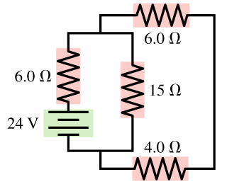 What is the equivalent resistance for the circuit
