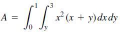 A = 2 (x + y)dxdy y