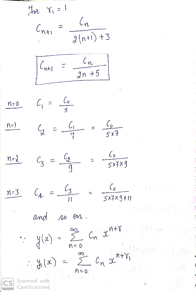 Solve The Differential Equation 2x^2y"-x(x-1)y'-y = 0 Using The ...