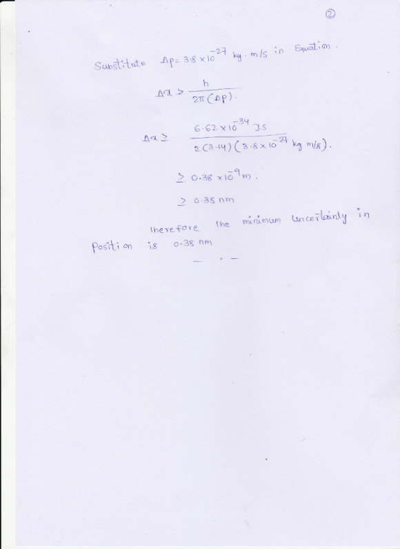What Is The Minimum Uncertainty In Its Position That Will Keep The what-is-the-minimum-uncertainty-in-its-position-that-will-keep-the