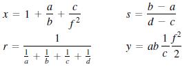 a b - a x = 1 + b d - c 1 1f y = ab с 2 r = d +루 +무